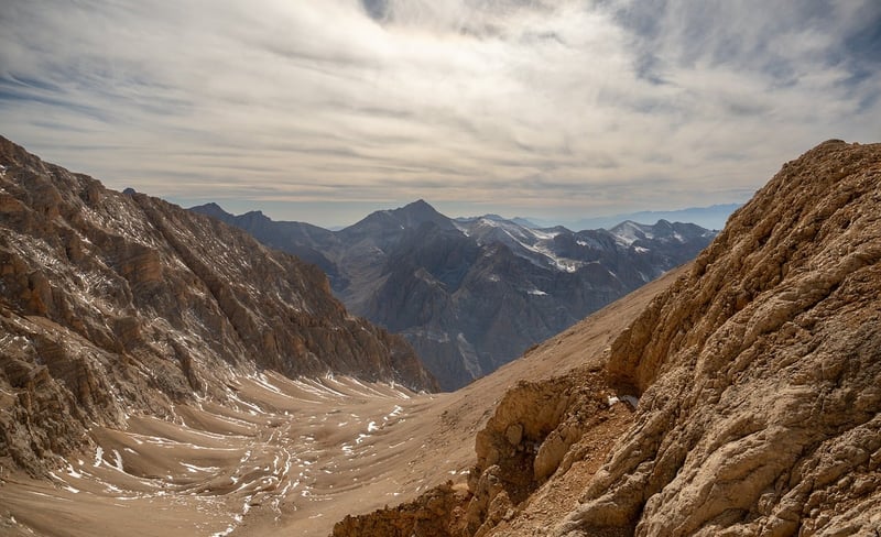 Hiking in the mountains